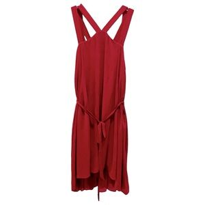 Torrid Burgundy Sleeveless High-Low Dress 3X